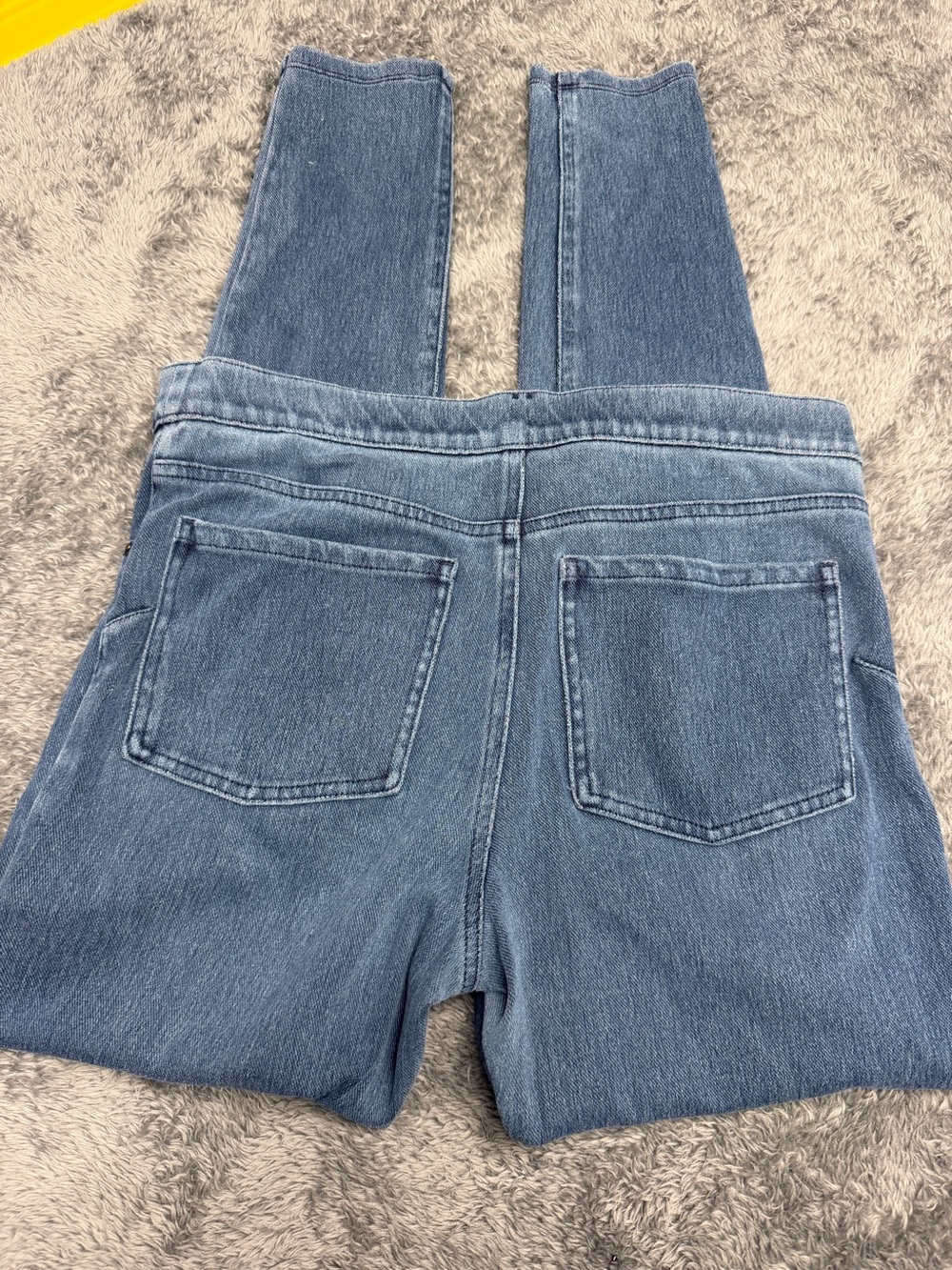 Spanx Pull-On Stretch Denim Jeans Size L with 29” inseam.